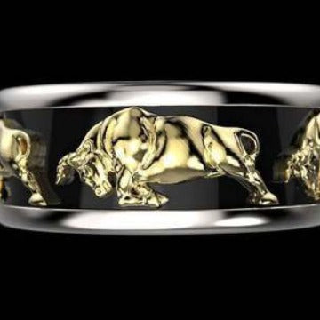 Wish Best-selling God Ox Ring Two-tone