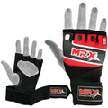 MRX Neoprene Gel Gloves With Wraps Red