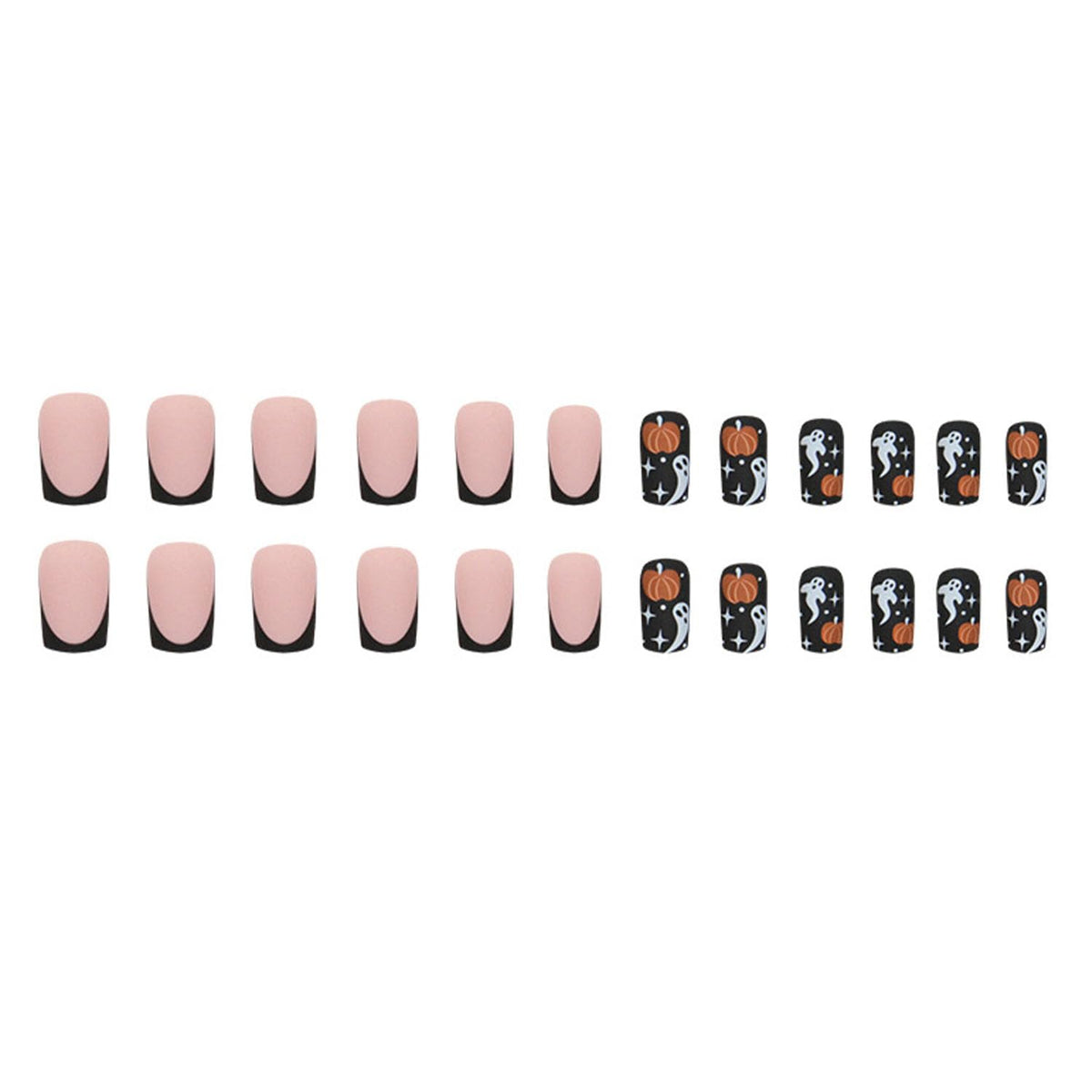 Halloween Press-On Nails, 24 Pieces, 12 Sizes