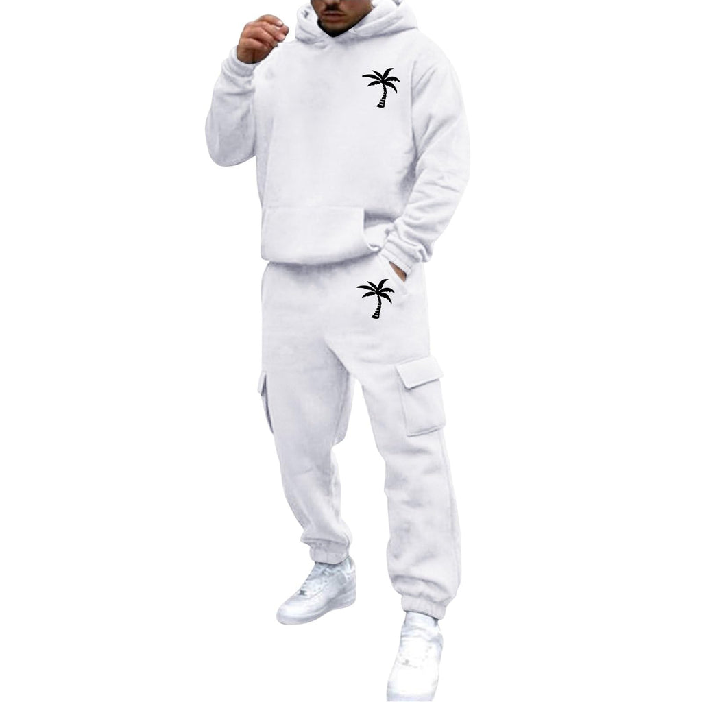 Men's 2 Piece Outfits Hoodie Sweatshirt Tracksuit & Joggers Sweatpants Sweatsuit Set