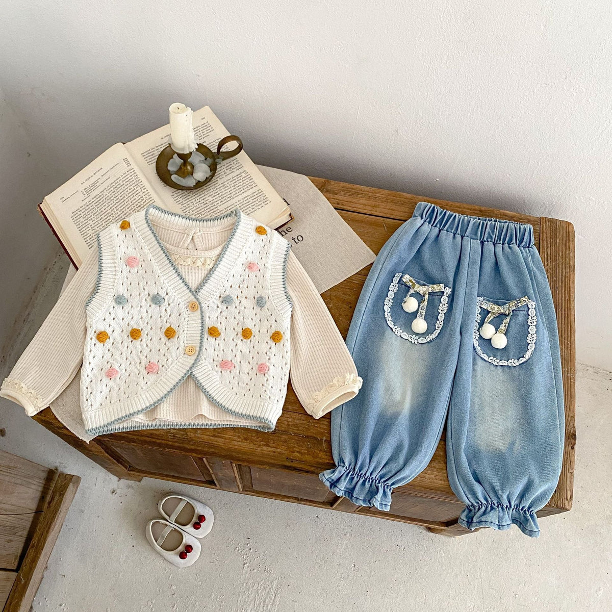Baby Clothes Cotton Sweater Vest Cardigan