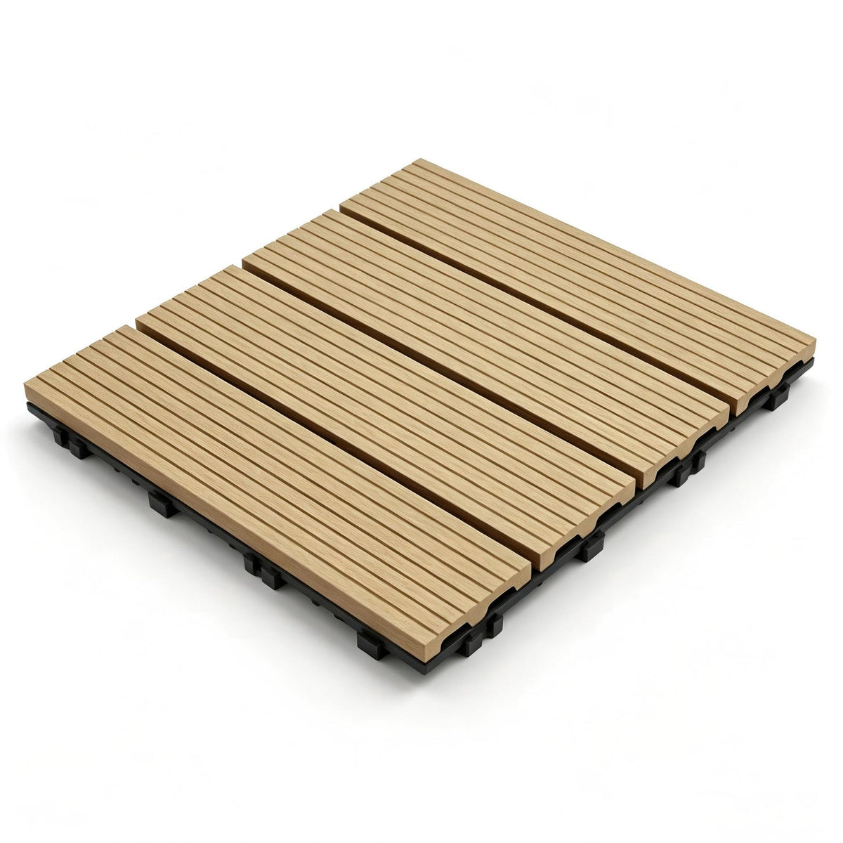 Interlocking WPC Deck Tiles 11.8"x11.8"
