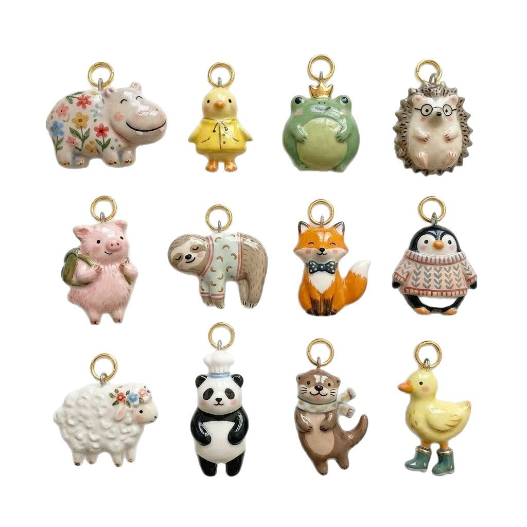 Hippopotamus Pendant Accessory For The Animal World