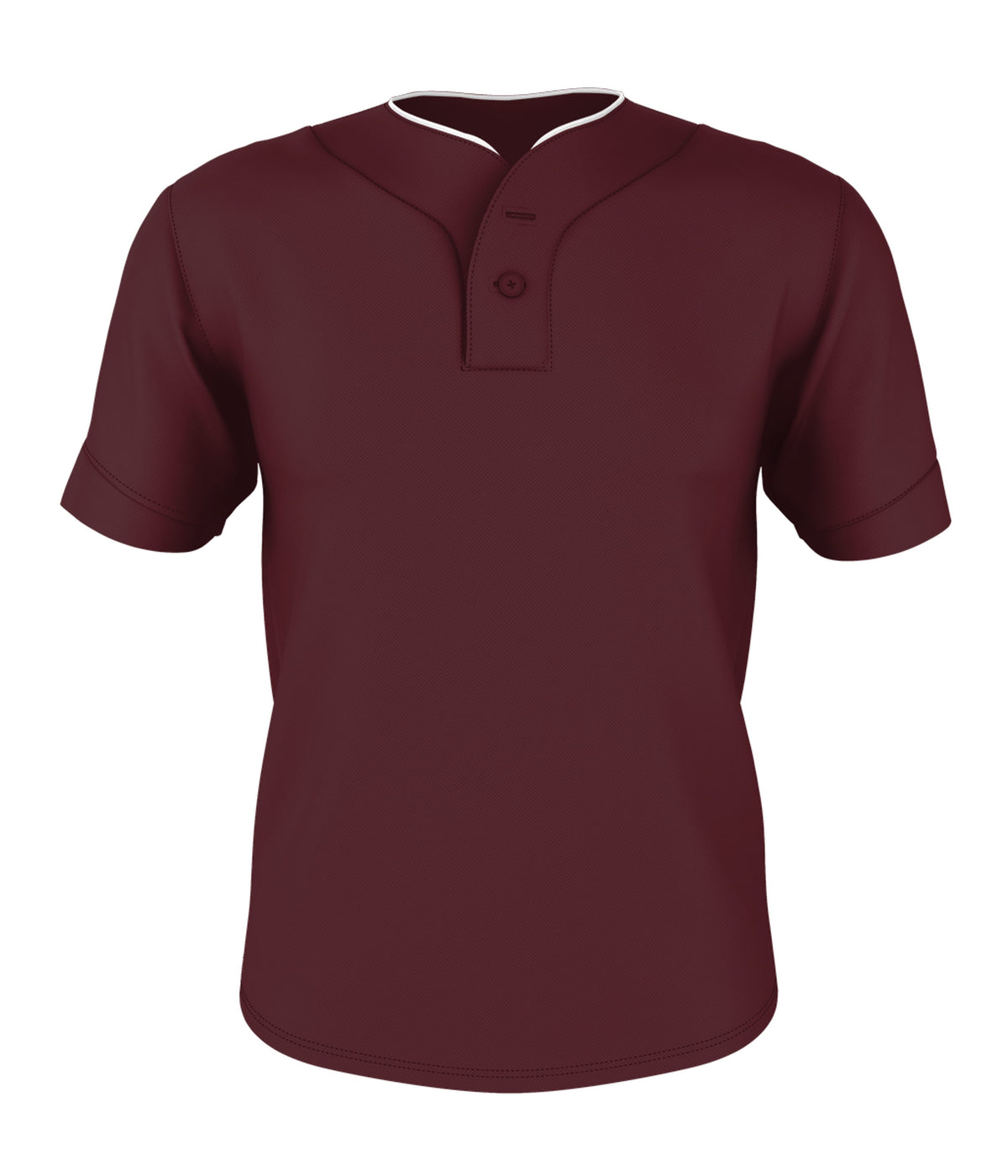 YOUTH TWO BUTTON MESH BASEBALL JERSEY
