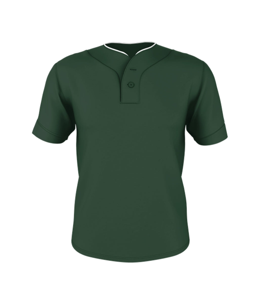 YOUTH TWO BUTTON MESH BASEBALL JERSEY