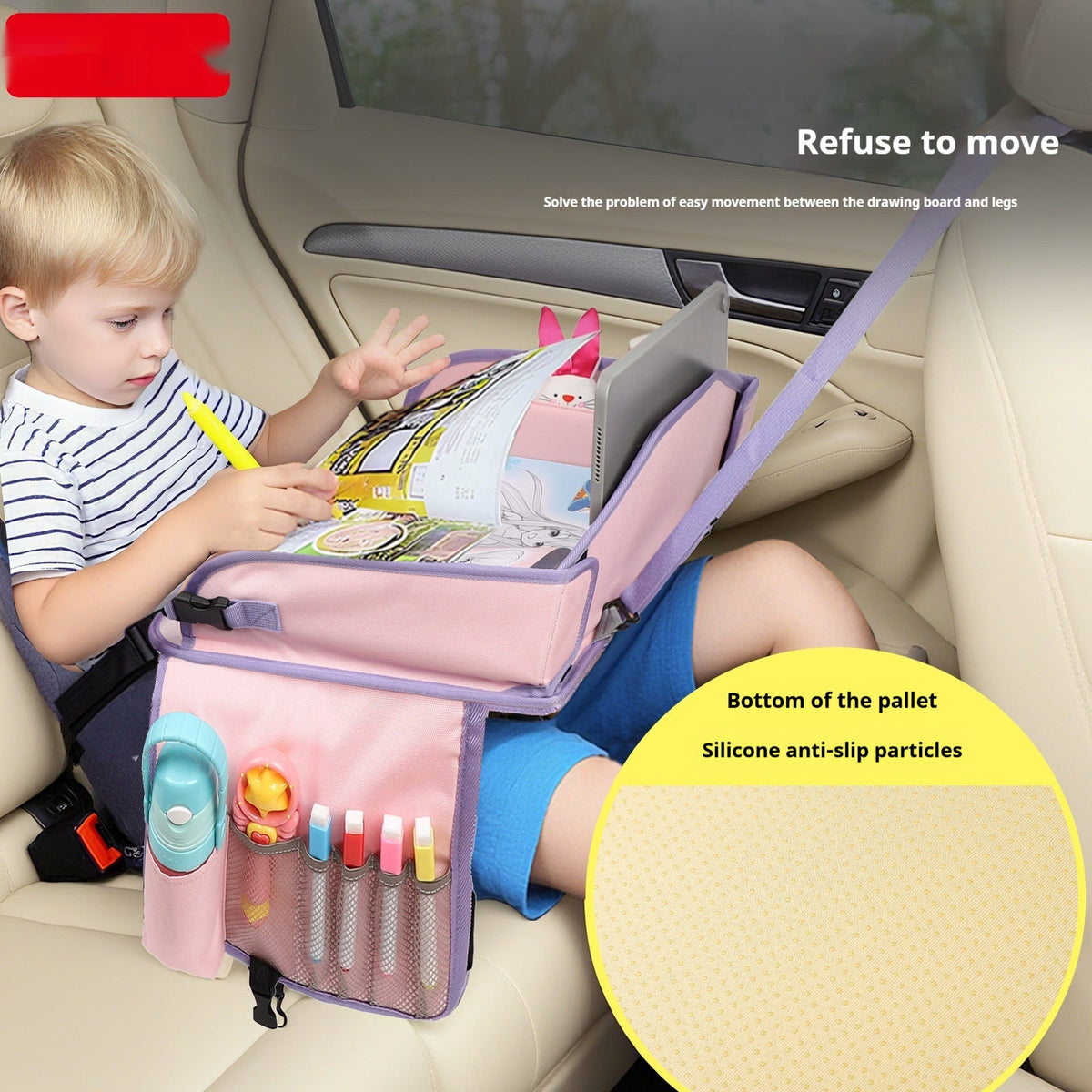 Yinxiuli Portable Childrens Car Travel Drawing Board