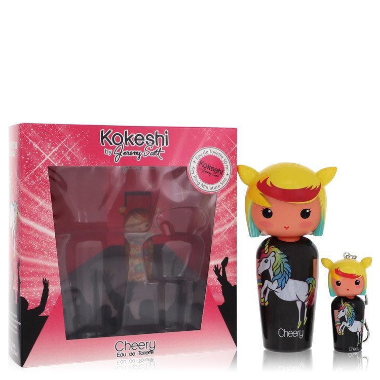 Kokeshi Cheery by Jeremy Scott Eau de Toilette — 1.7 oz · With matching miniature key-ring spray