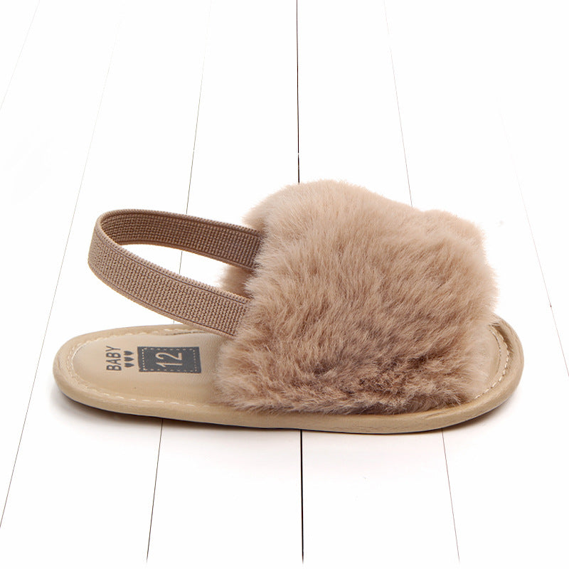 0-1 four-color baby sandals soft bottom toddler shoes elastic comfortable non-slip baby shoes