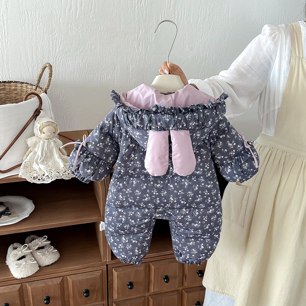 Baby Down Coveralls Baby Girl Winter Clothing