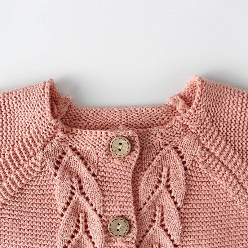 Baby knitted coat