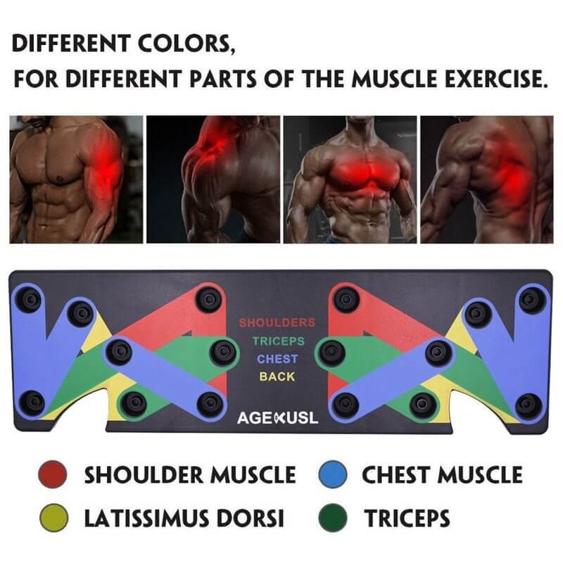 Push Up Rack Edge 9 in 1 Body Building Fitness Tools