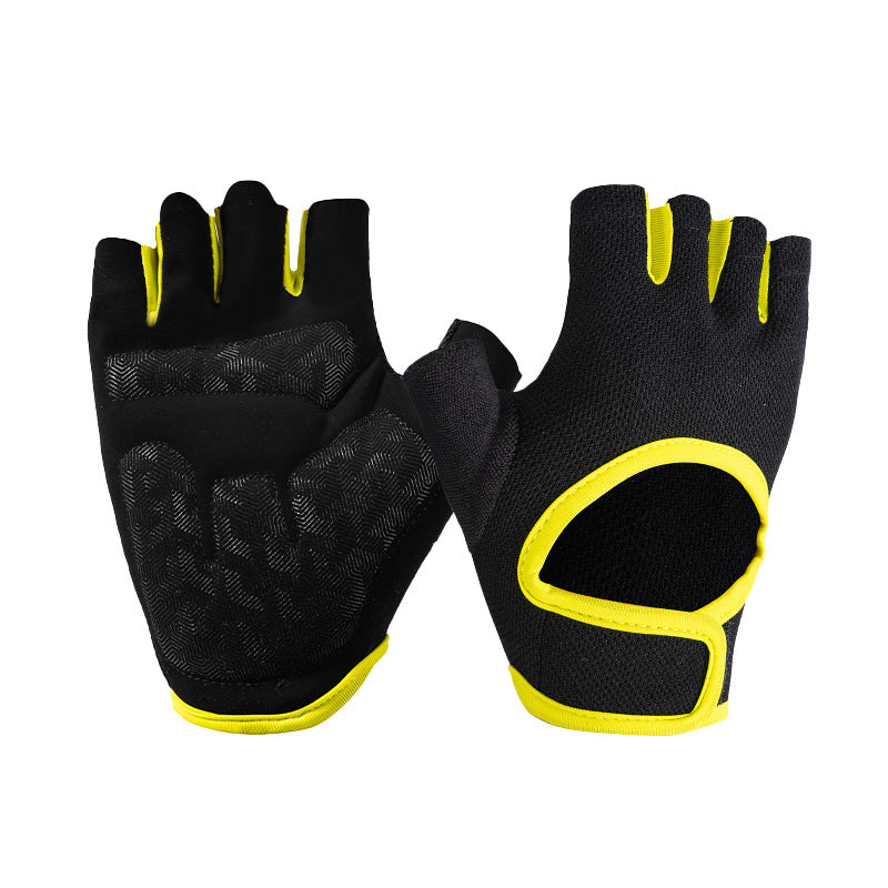 Half-Finger Gloves For Men And Women, Summer Thin Breathable Non-Slip Wear-Resistant Shock-Absorbing For Cycling, Outdoor Fitness, Sports, Anti-Callus Cycling