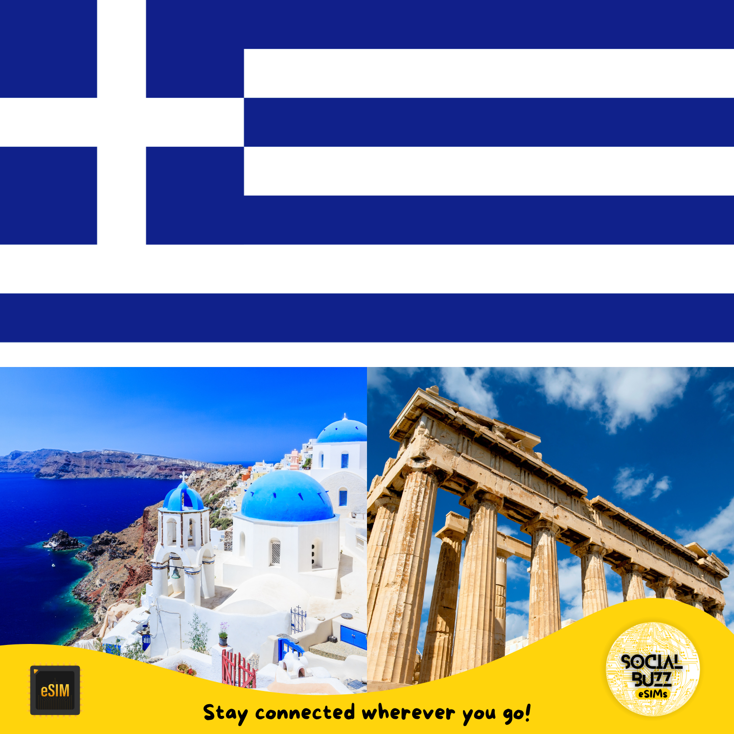 Greece eSIM Internet Data Plan