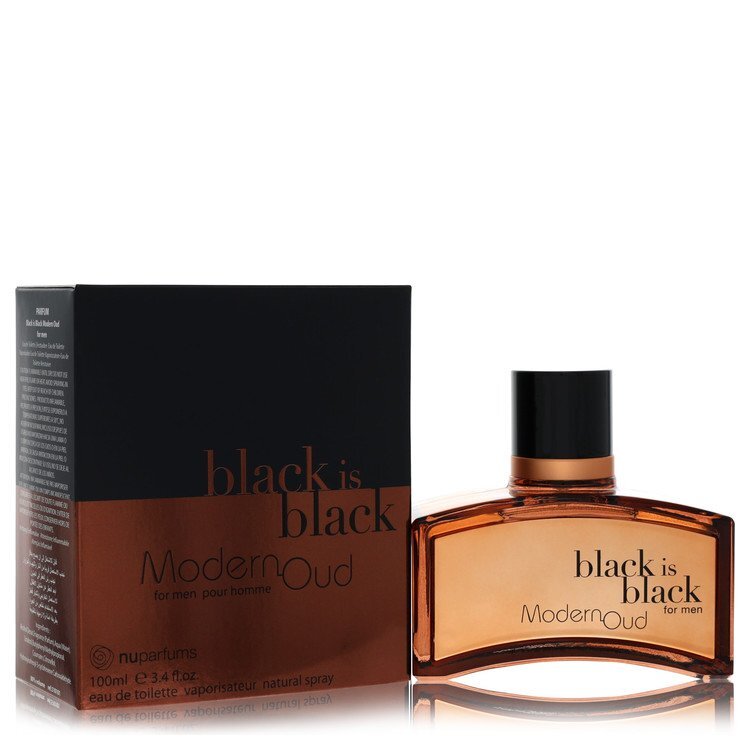 Nu Parfums Black is Black Modern Oud Eau de Toilette — 3.4 oz