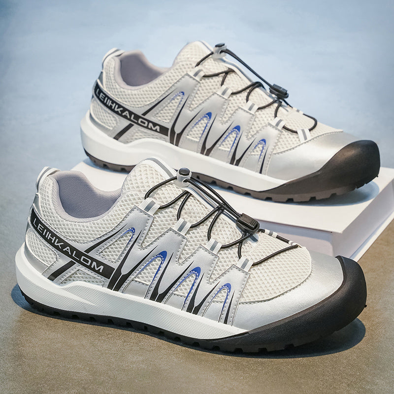 2026 New Summer Light Luxury High-End Men Sneakers, Fashion Versatile Comfort Mesh Spliced Breathable Casual Shoes