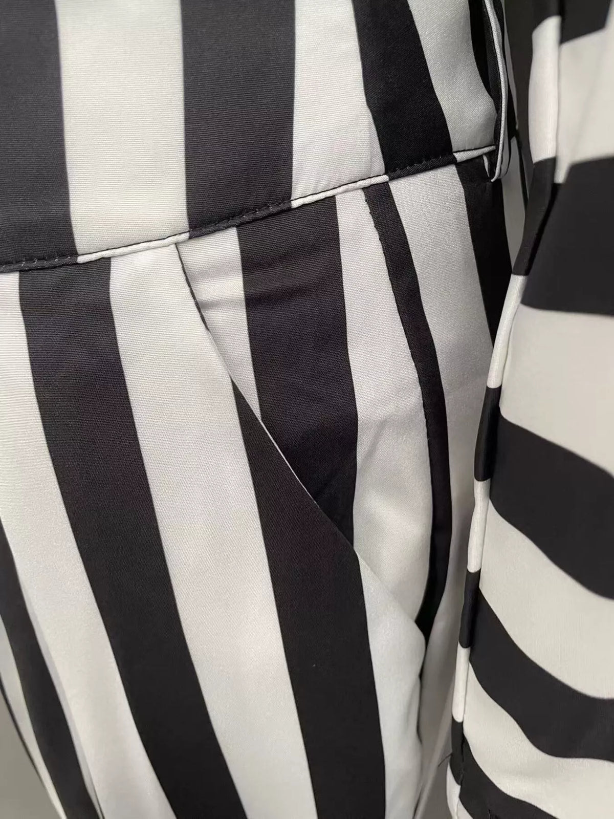 Striped Long Sleeve Top and Pants Set
