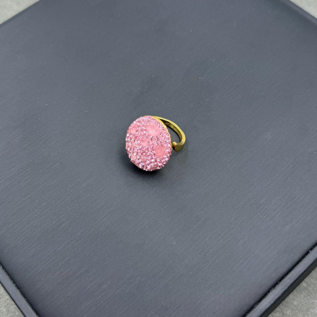 Natural Tourmaline Raw Stone Ring For Women