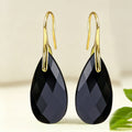 Cross-border Natural Stone Crystal Earrings
