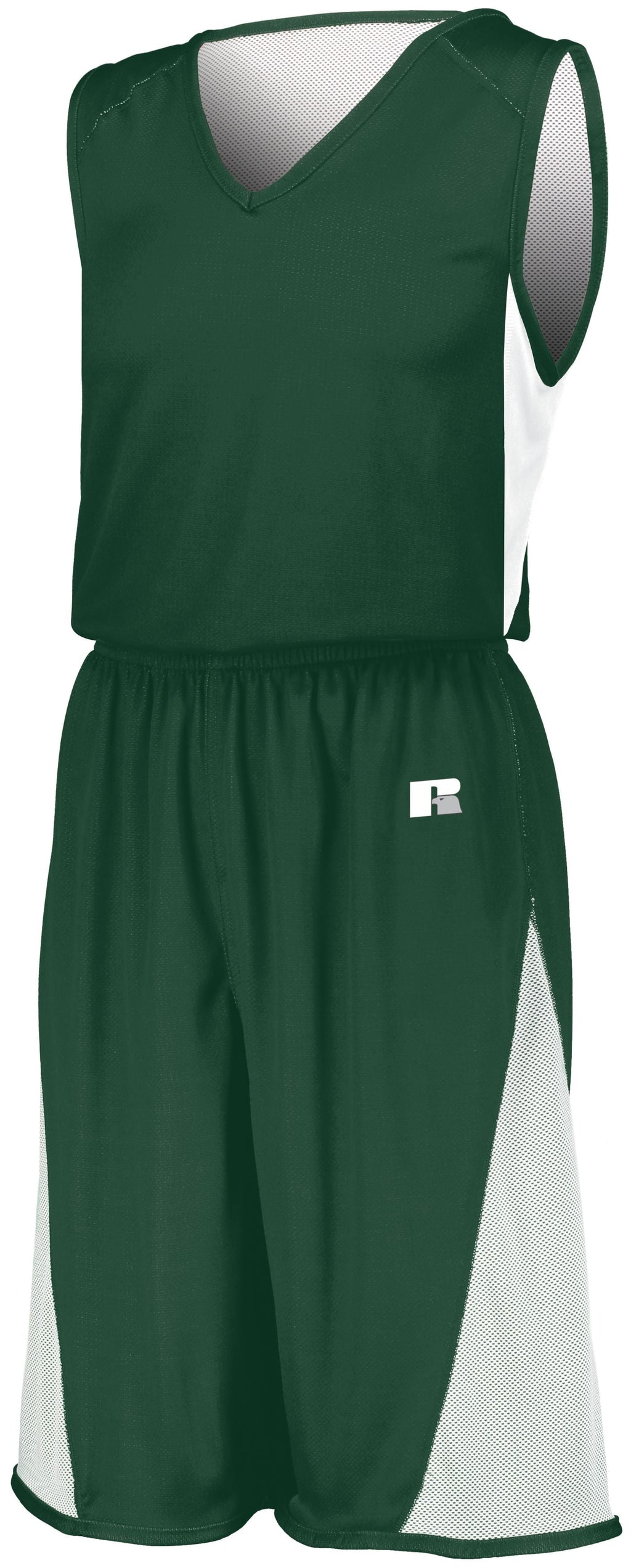YOUTH UNDIVIDED SINGLE PLY REVERSIBLE SHORTS - MOISTURE-WICKING