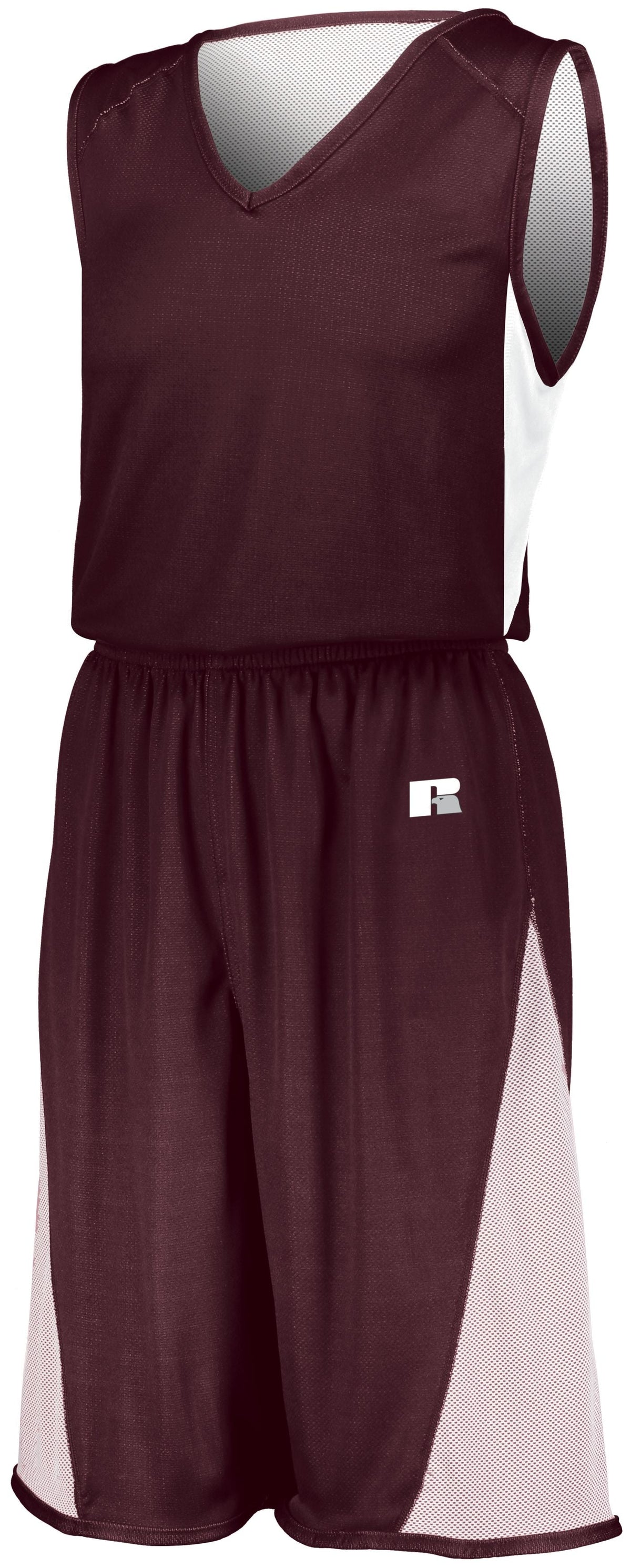 YOUTH UNDIVIDED SINGLE PLY REVERSIBLE SHORTS - MOISTURE-WICKING