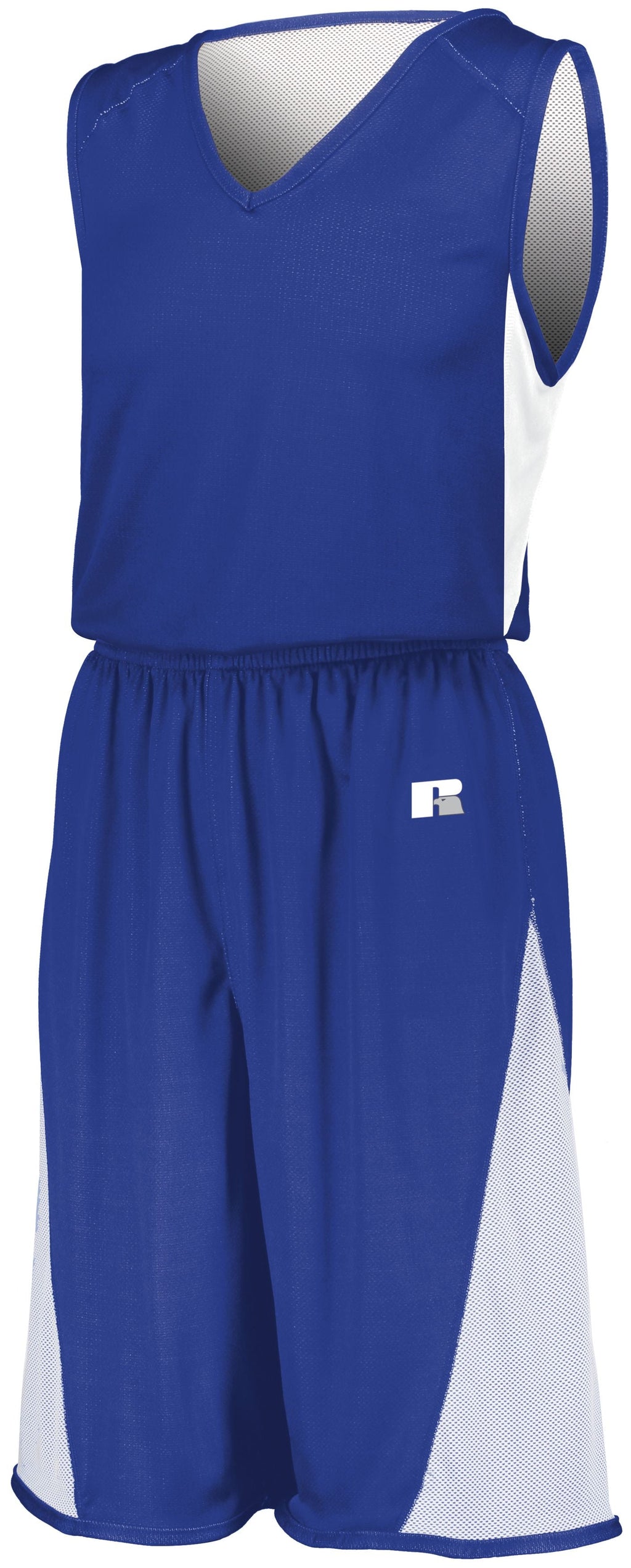 YOUTH UNDIVIDED SINGLE PLY REVERSIBLE SHORTS - MOISTURE-WICKING