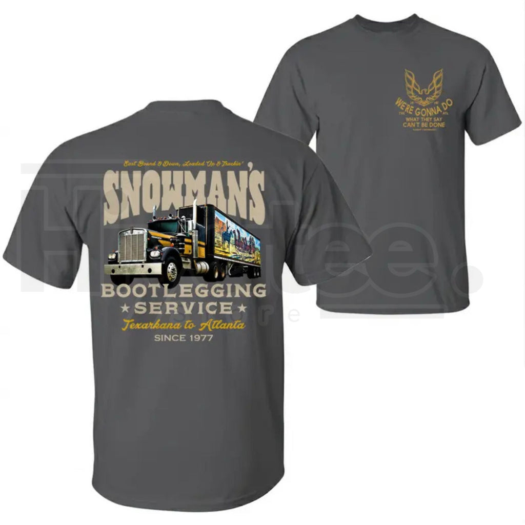 "Snowman's Bootlegging Service" – Smokey And The Bandit Trucker Top