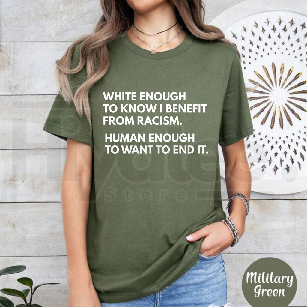 Human Enough T-Shirt – Funny Introvert Mental Health Graphic Tee