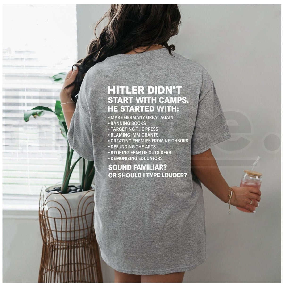 Power & Propaganda Statement Shirt – Edgy Dystopian Streetwear Tee
