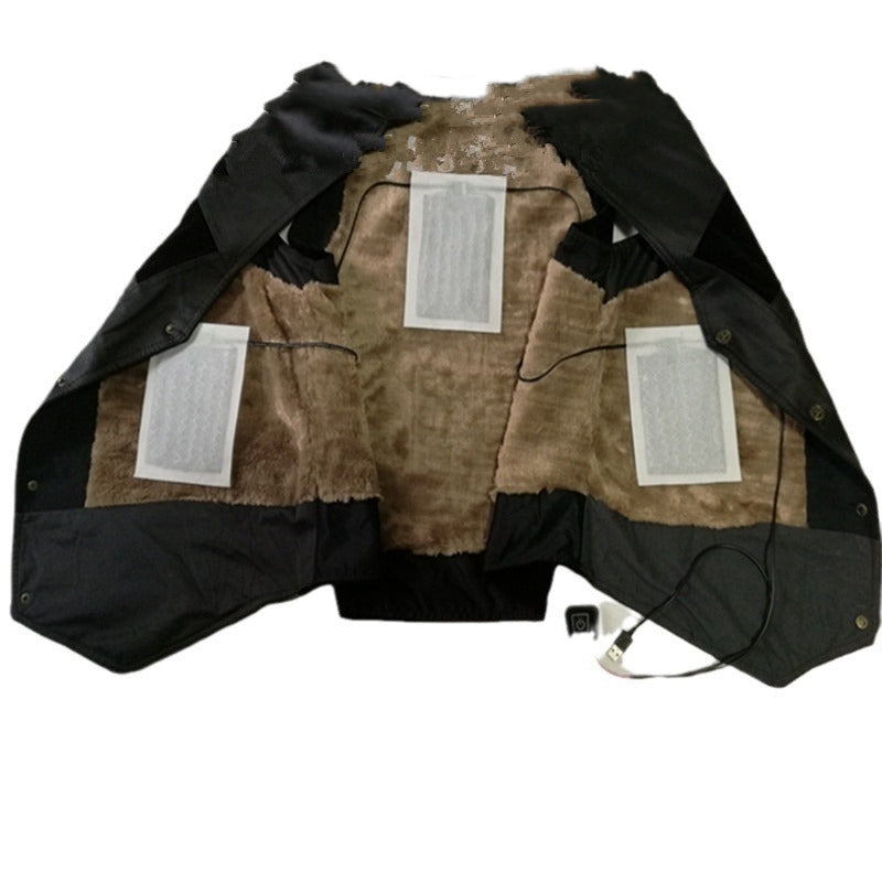 Electric Clothes Heater Band Winter Outdoors For Men And Women One Drag Three Vest Clothing