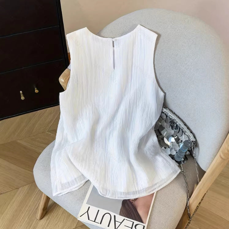 New Stylish Minimalist Sleeveless Loose Vest For Summer Workwear