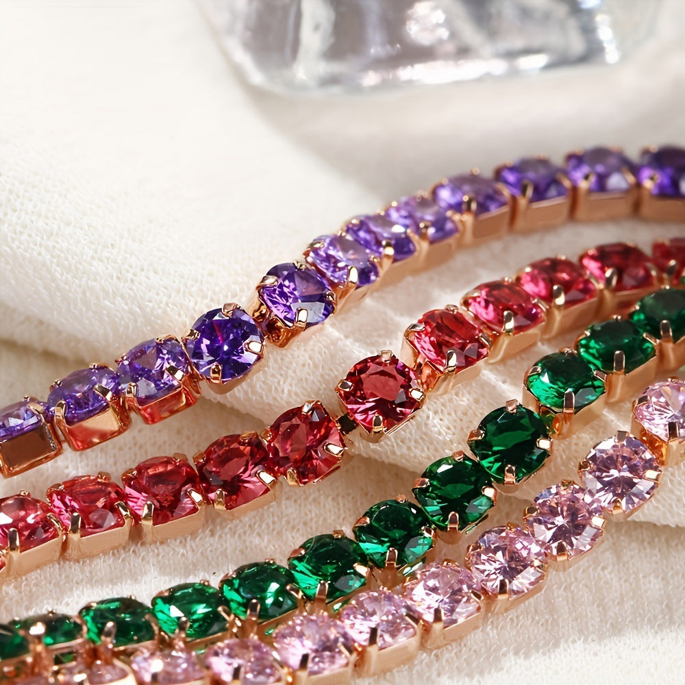 Zircon Full Diamond Light Luxury Chic Bracelet