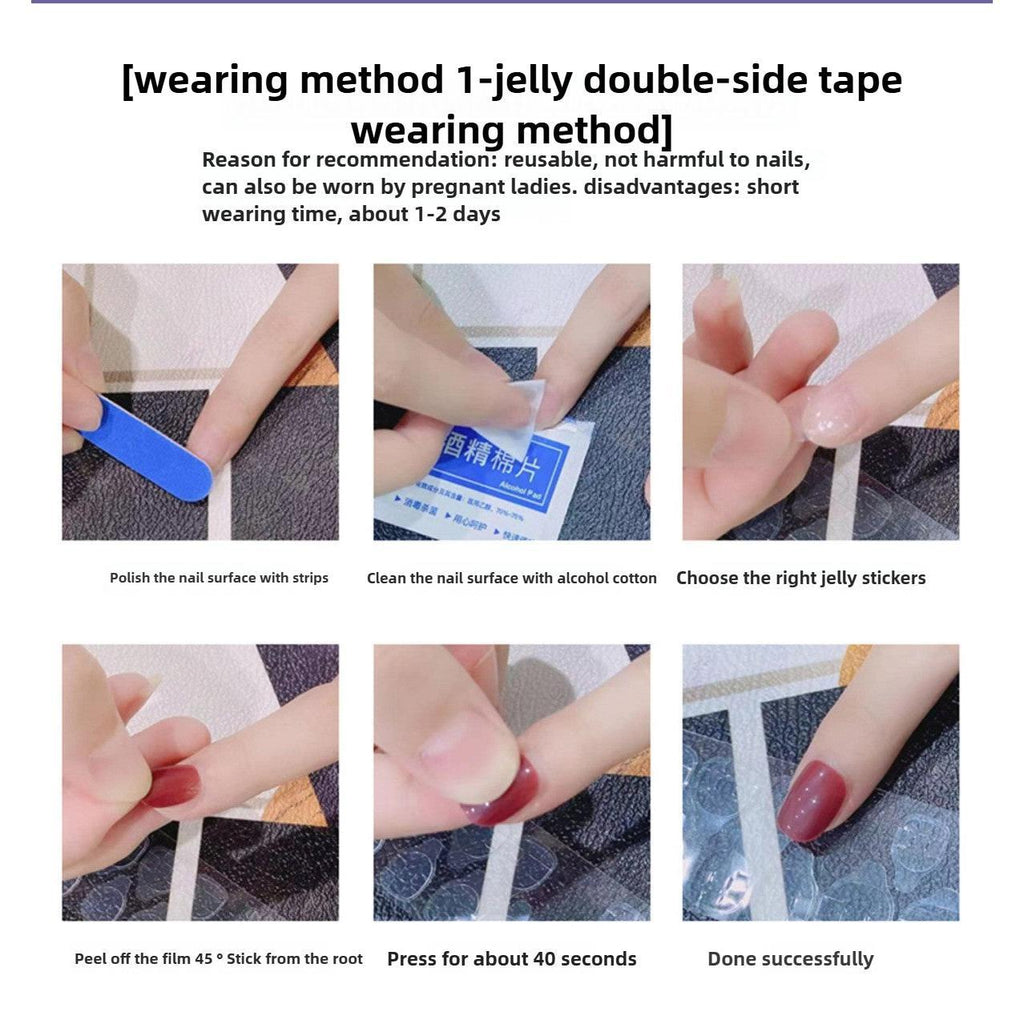 1046- Handmade press on nails fake nails removable Handmade Drawing Nails