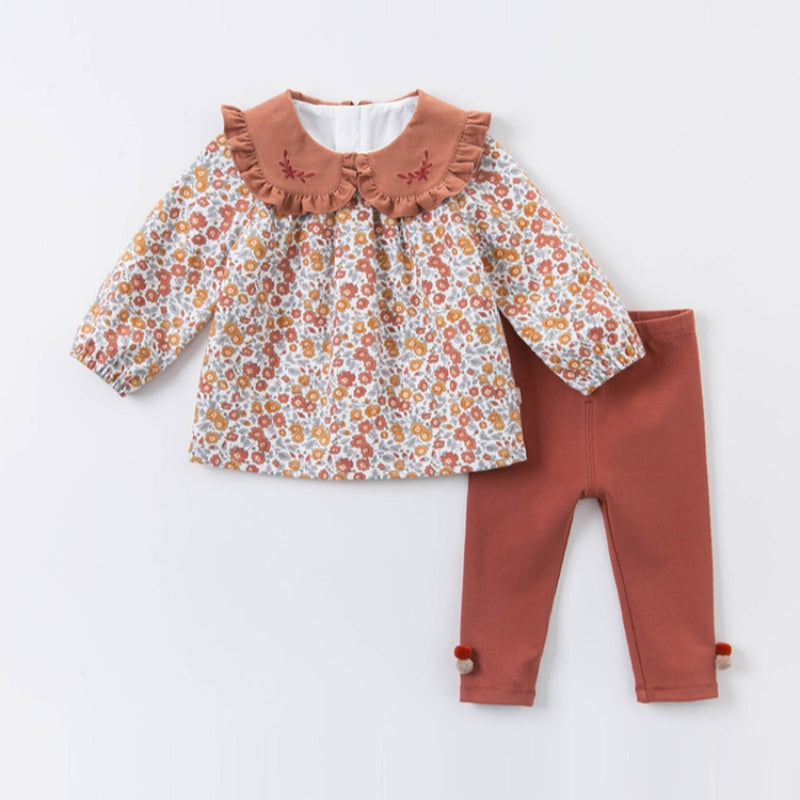 Women's Suit Autumn Two-piece Baby Western-style Cotton Clothes