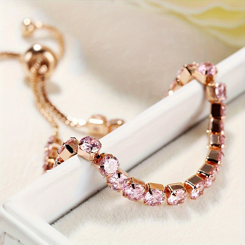 Zircon Full Diamond Light Luxury Chic Bracelet