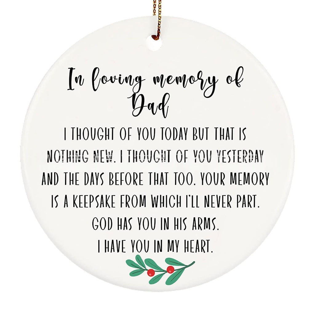 New Arrival Amazon Round Christmas Ceramic Pendant