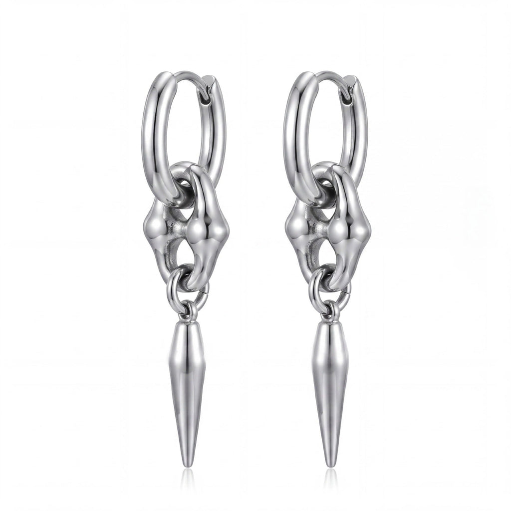 Dark Cold Style Niche Bone Joint Style Versatile Ear Clip Women