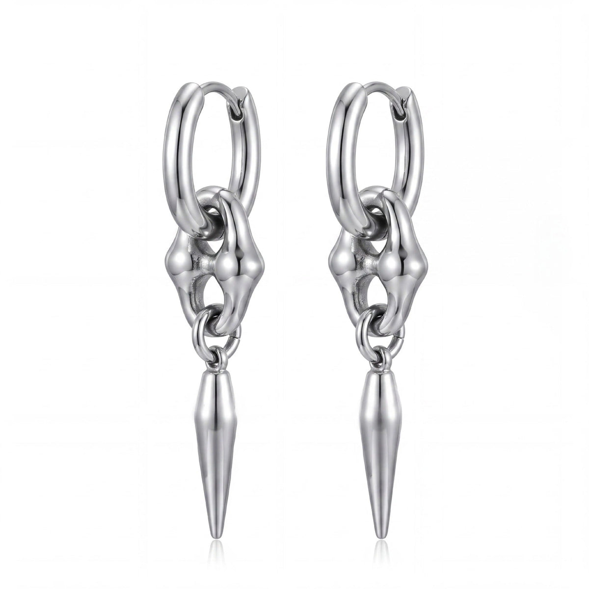 Dark Cold Style Niche Bone Joint Style Versatile Ear Clip Women