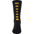 COLOR BLOCK CREW SOCKS - MOISTURE-WICKING COMPRESSION