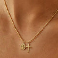 Stainless Steel Gold Silver Necklace