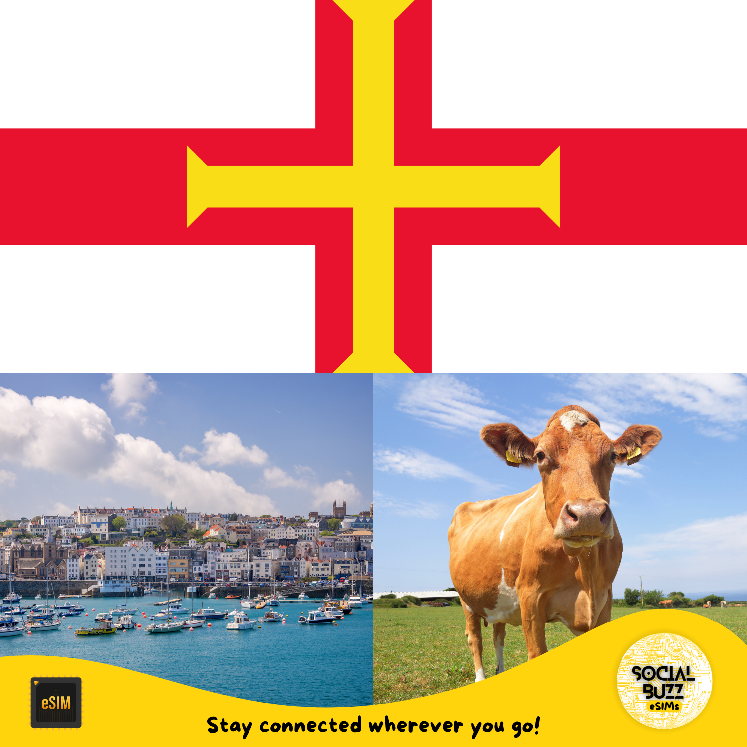 Guernsey eSIM Internet Data Plan