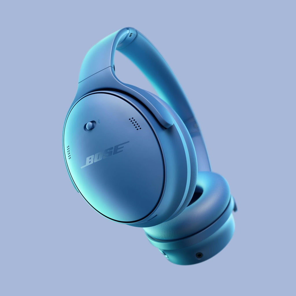 Bose QuietComfort Headphones - Wireless Bluetooth Headphones, Active Over Ear Noise Cancelling and Mic, USB-C Charging, Deep Bass, Up to 24 Hours of Playtime, Black