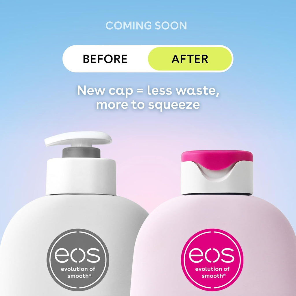 eos Shea Better Body Lotion Vanilla Cashmere, 24-Hour Moisture Skin Care, Lightweight & Non-Greasy, Natural Shea, Vegan, Vanilla Body Lotion, 16 fl oz