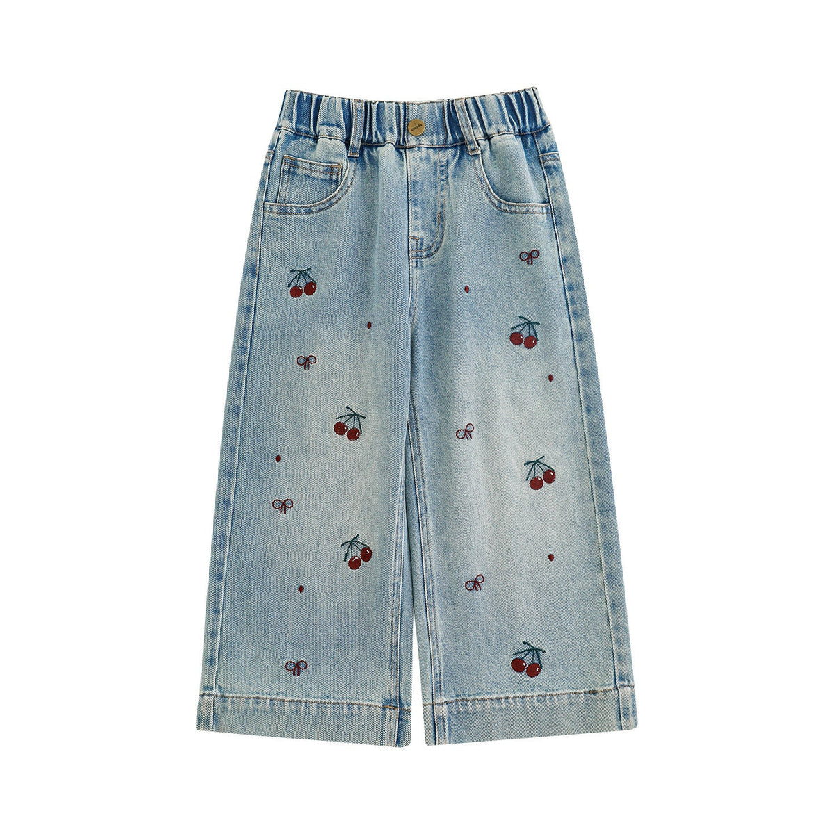 Wear-resistant Country-style Girls' Pants