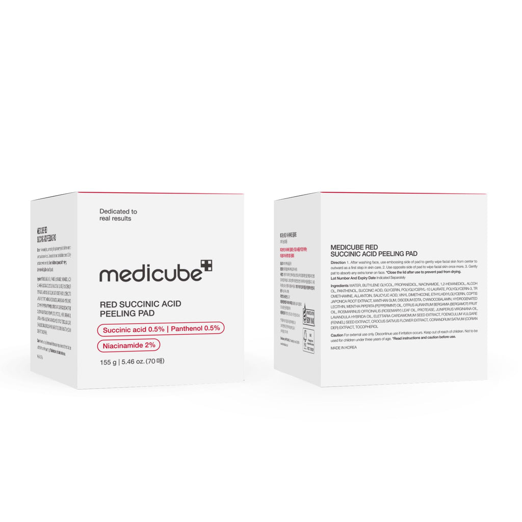 medicube Toner Pads Zero Pore Pad 2.0 | Dual-Textured Facial Pad for Exfoliation and Pore Care with 4.5% AHA Lactic Acid, 0.45% BHA Salicylic Acid | Ideal for All, Korean Skin Care, 70 Pads (1 Pack)