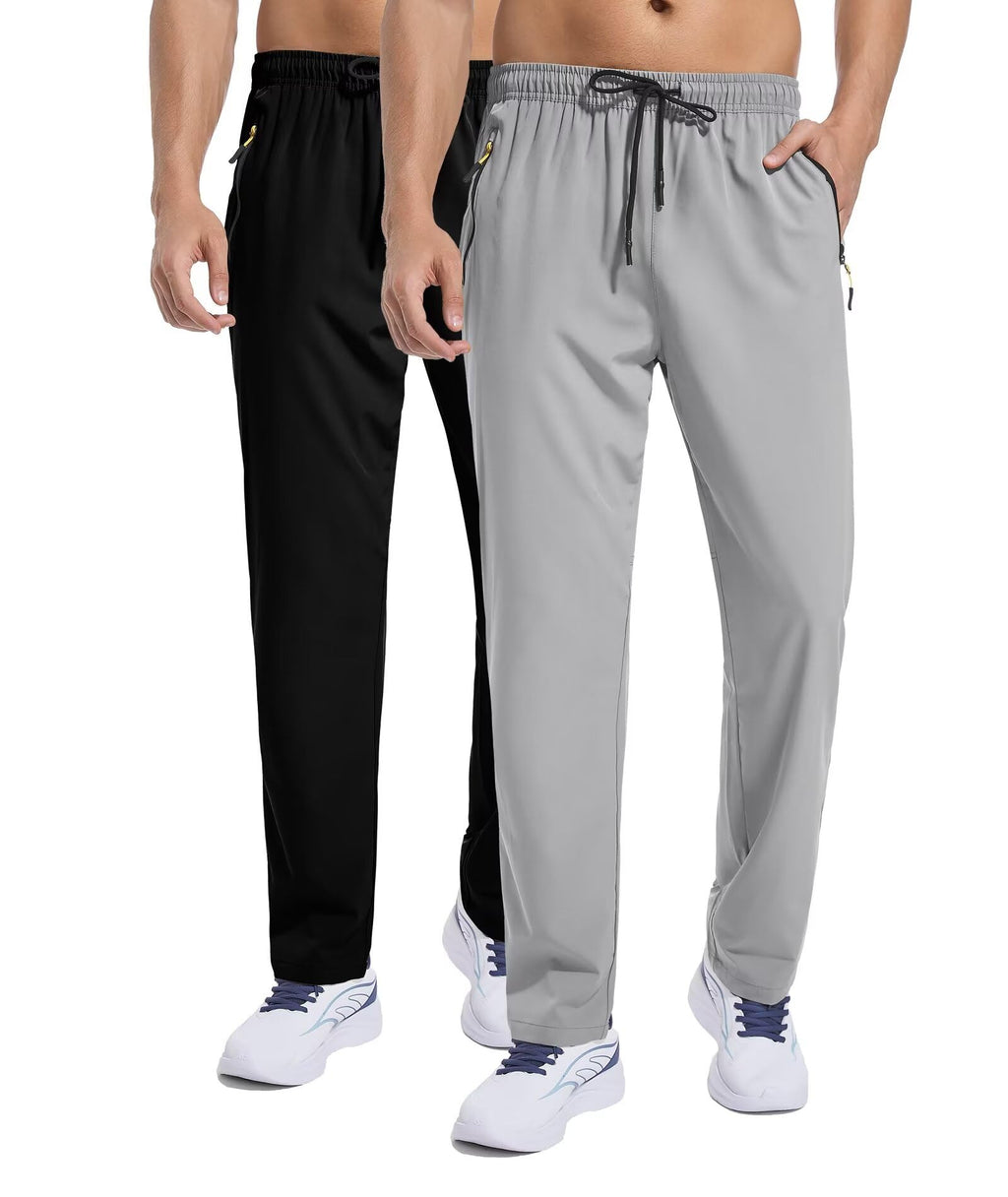 Zoofly Men's Sweatpants Athletic Pants Breathable Quick Dry Water Resistant Jogger Track Pants Workout Hiking Pants