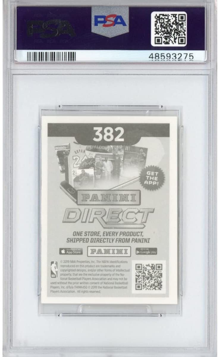 Graded 2019-20 Panini NBA Stickers Ja Morant #382 Rookie RC Basketball Card PSA 10 Gem Mint