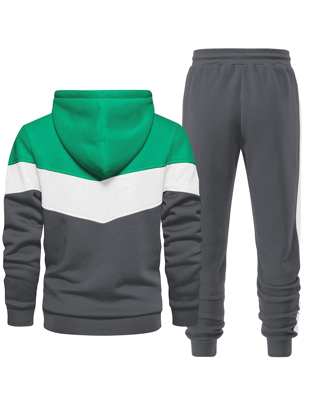 Riskrole Men's Hoodie Tracksuit 2 Pieces Set Athletic Casual Hooded Sweatshirt and Joggers Set Sweatsuit Outfits