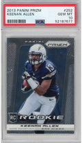 Graded 2013 Panini Prizm Keenan Allen #252 Rookie RC Football Card PSA 10 Gem Mint