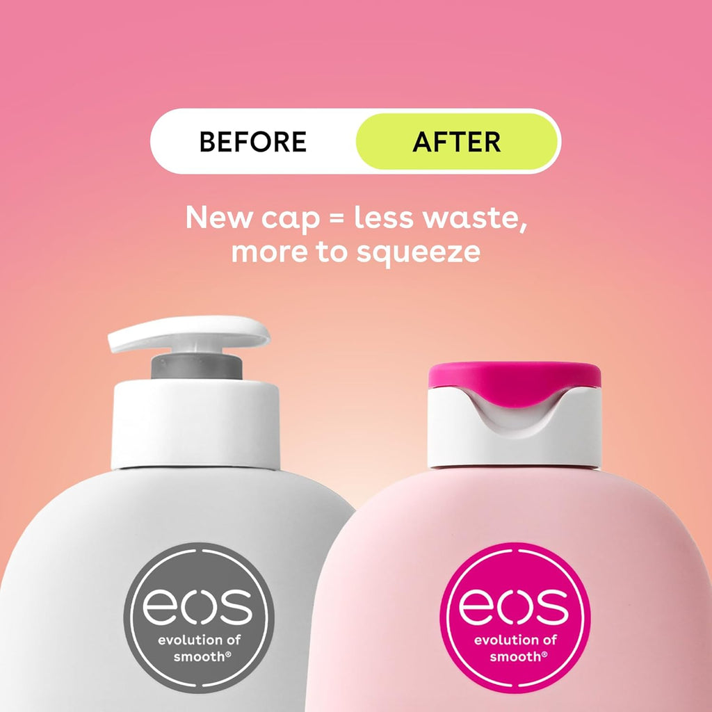 eos Shea Better Body Lotion Vanilla Cashmere, 24-Hour Moisture Skin Care, Lightweight & Non-Greasy, Natural Shea, Vegan, Vanilla Body Lotion, 16 fl oz