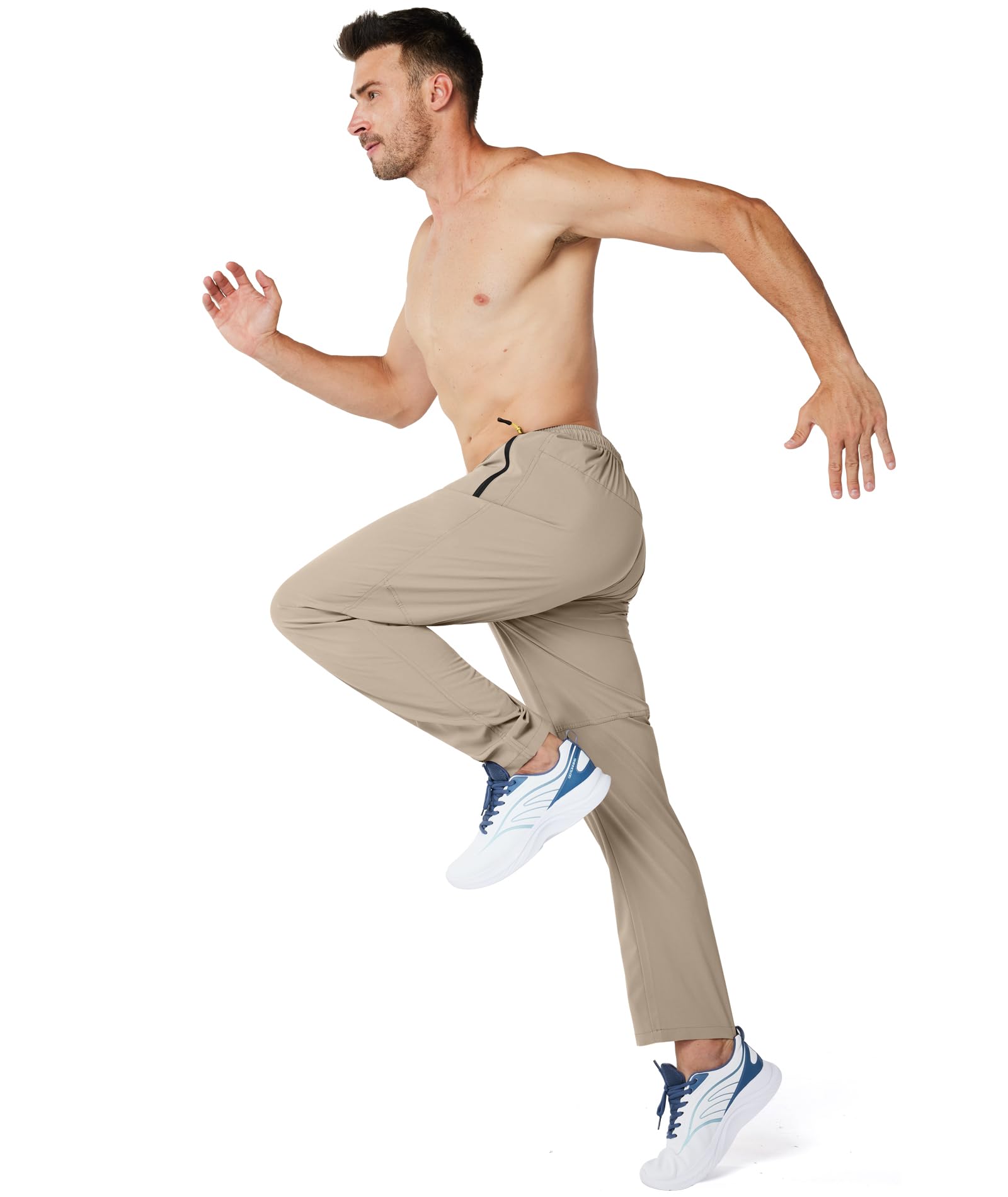 Zoofly Men's Sweatpants Athletic Pants Breathable Quick Dry Water Resistant Jogger Track Pants Workout Hiking Pants